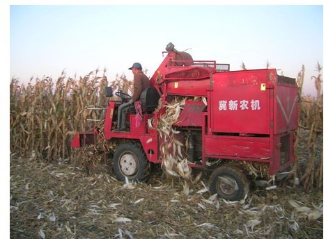 梨树农机玉米收割机(收割犁地播种一体机价格)