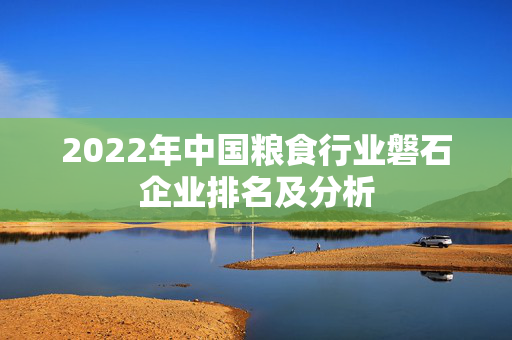 2022年中国粮食行业磐石企业排名及分析