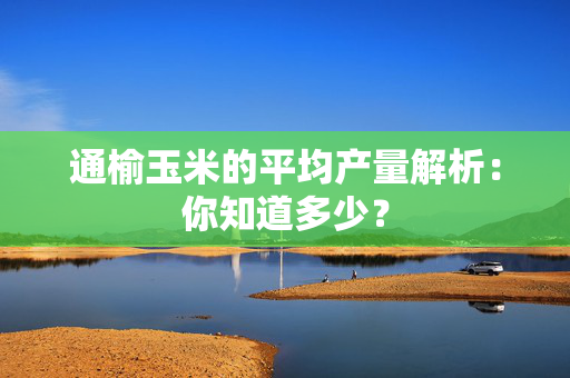 通榆玉米的平均产量解析：你知道多少？