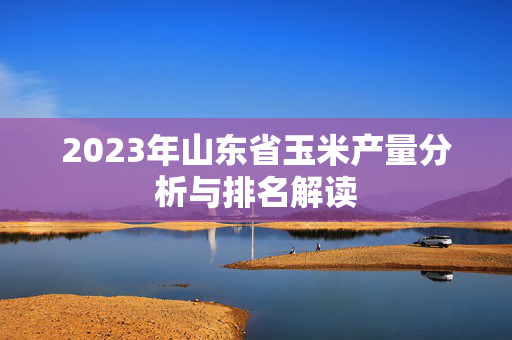 2023年山东省玉米产量分析与排名解读