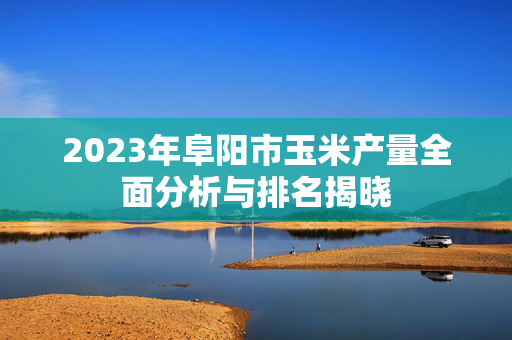 2023年阜阳市玉米产量全面分析与排名揭晓