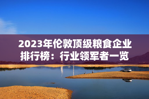 2023年伦敦顶级粮食企业排行榜：行业领军者一览