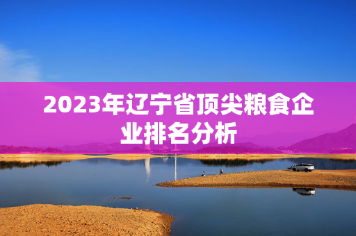 2023年辽宁省顶尖粮食企业排名分析