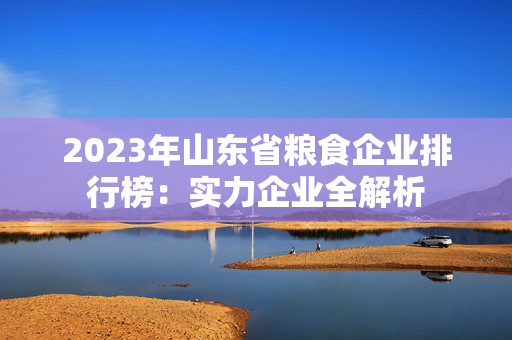 2023年山东省粮食企业排行榜：实力企业全解析