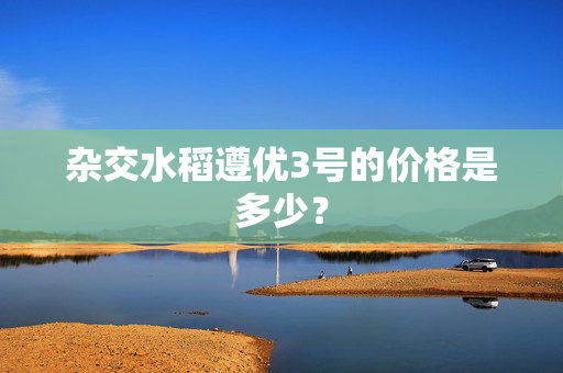 杂交水稻遵优3号的价格是多少？